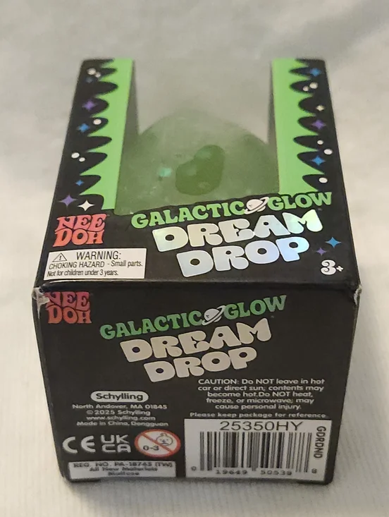 NEE DOH Galactic Glow Dream Drop - Green - Viral - Glow-in-the-Dark NEW - Sealed